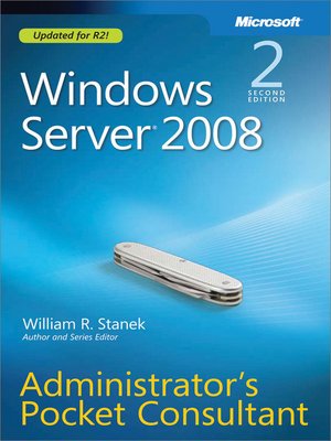 cover image of Windows Server&#174; 2008 Administrators Pocket Consultant